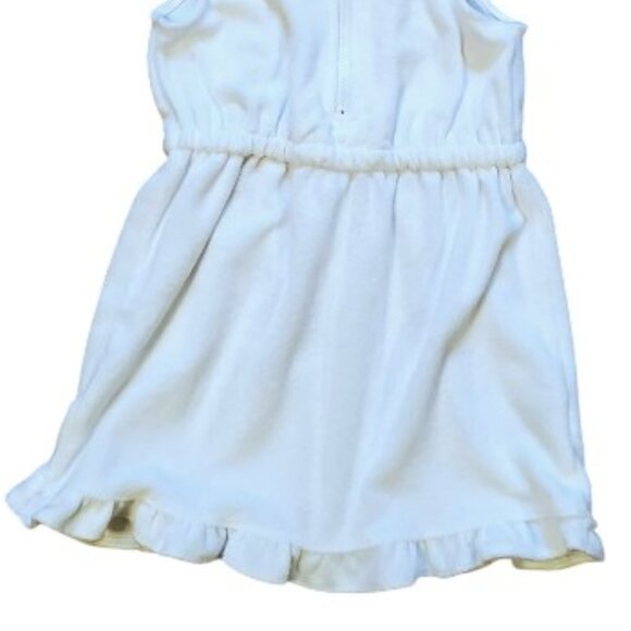 NWOT Janie and Jack Hooded Ruffle Hem Terry Cover-Up Size 4 - Picture 3 of 5